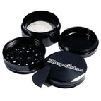 4-piece Aluminum Grinder, Black