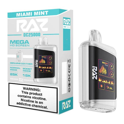 Raz DC25000 Disposable Vape (HS)- LIMIT 2 CASES PER FLAVOR (5 ct)