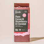80% Pure Cacao & Strawberry & Coconut Bar