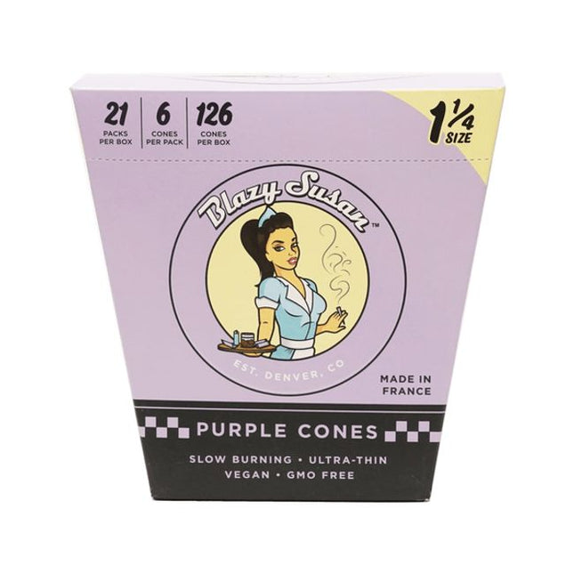 Purple Rolling Papers, Tips & Cones (21 ct)