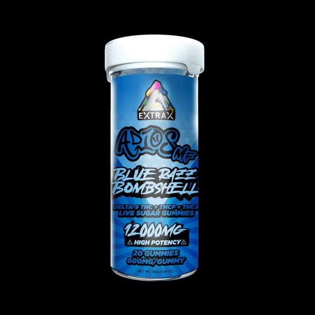 THCA/THCP Adios MF Gummies, 12000mg Jar (6 ct)