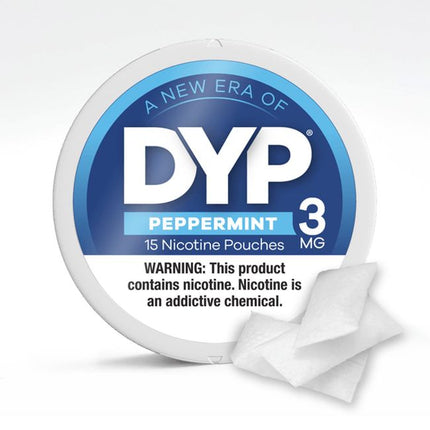 DYP Nicotine Pouches, 3mg (15units/pk) (5 ct)