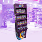 Shipper (18ct ea. Moon Rocks, Star Worms, Chick-O-Stick, Ice Cream Sandwich Bars)