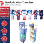 Patriotic Tumblers, 40oz
