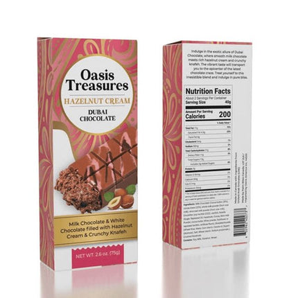 Oasis Treasures Dubai Chocolate, 2.6oz (24 ct)