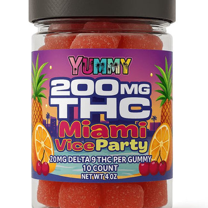 200mg D9 THC Gummies, 10ct