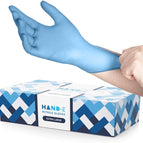 Blue Nitrile Gloves, XL, 100 Count