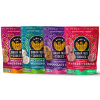 Cookie Mix (10 Fresas, 10 Chocolate Chip, 10 Mex Wedding, 10 Mex Shortbread), 4.5oz ea.