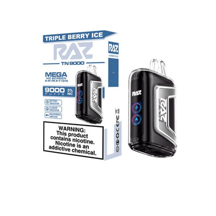 Raz TN9000 Disposable Vape (HS)-  LIMIT 2 CASES PER FLAVOR (5 ct)