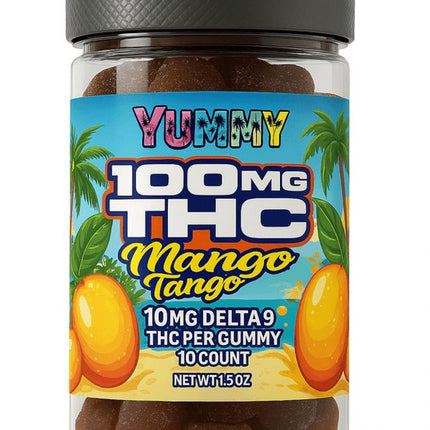 100mg D9 THC Gummies, 10ct