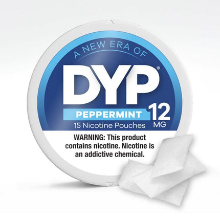 DYP Nicotine Pouches, 12mg (15units/pk) (5 ct)