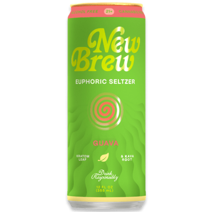 Euphoric Kratom Seltzer, 12 fl oz
