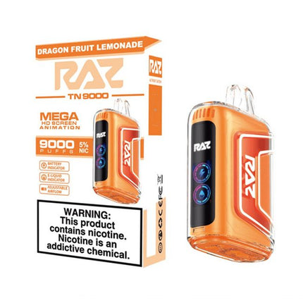 Raz TN9000 Disposable Vape (HS)-  LIMIT 2 CASES PER FLAVOR (5 ct)