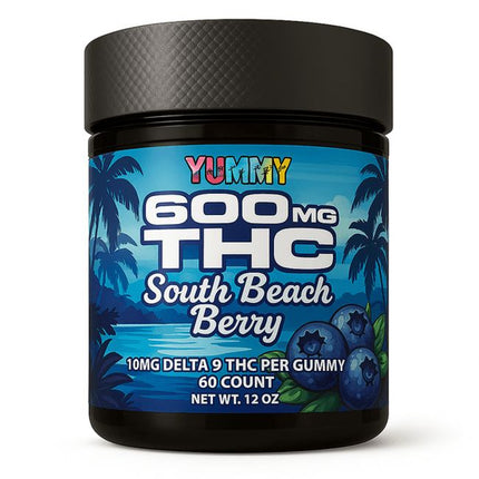 600mg D9 THC Gummies, 60ct