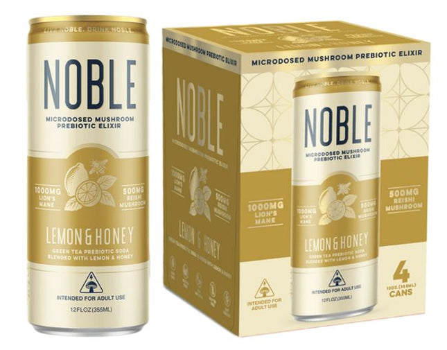 Noble THC-free Prebiotic Elixir, 12 fl oz (4 ct)