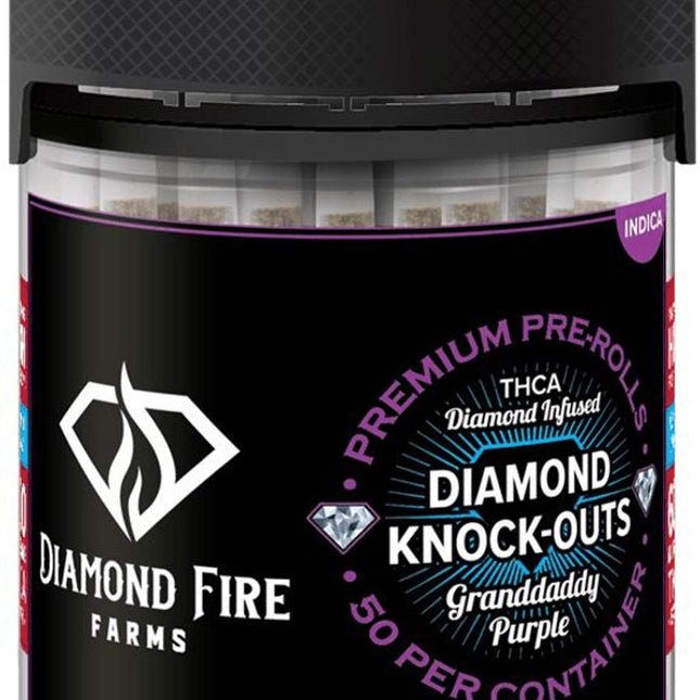 Diamond Fire Farms THCa Flower - Diamond Knockout, 50 Pre-rolls (50 ct)