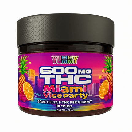 600mg D9 THC Gummies, 30ct