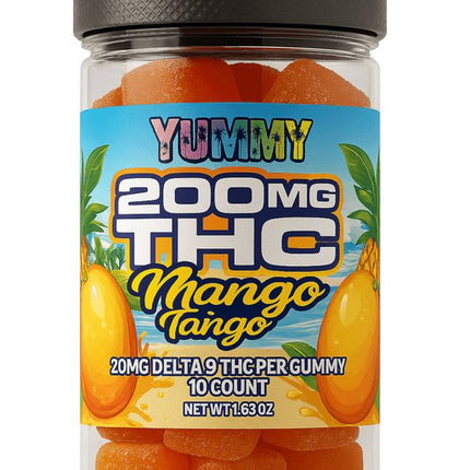 200mg D9 THC Gummies, 10ct