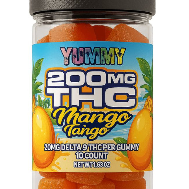 200mg D9 THC Gummies, 10ct