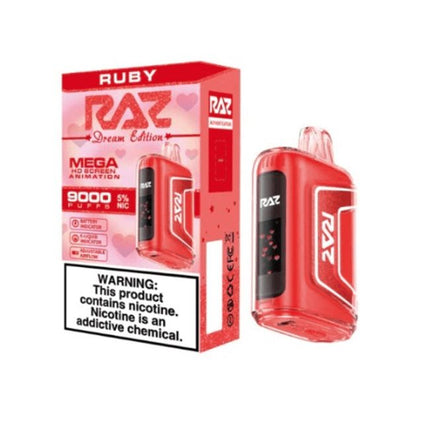 Raz TN9000 Disposable Vape (HS)-  LIMIT 2 CASES PER FLAVOR (5 ct)