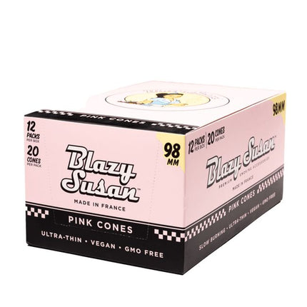 Pink Rolling Papers & Cones (1 ct)
