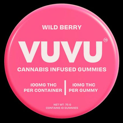 VuVu Gummies, 100mg THC (10 pcs/pk) (6 ct)