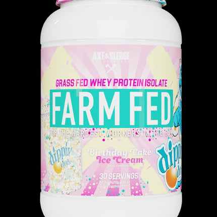 Axe & Sledge Farmfed 100% Grass-Fed Whey Protein Isolate Powder (6/30Serv) (6 ct)