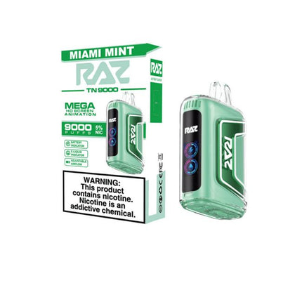 Raz TN9000 Disposable Vape (HS)-  LIMIT 2 CASES PER FLAVOR (5 ct)