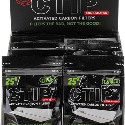 CTIP™ Carbon Filters 20 Bag Countertop Display Box - 25 pcs per bag