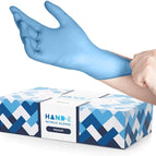 Blue Nitrile Gloves, Medium, 100 Count