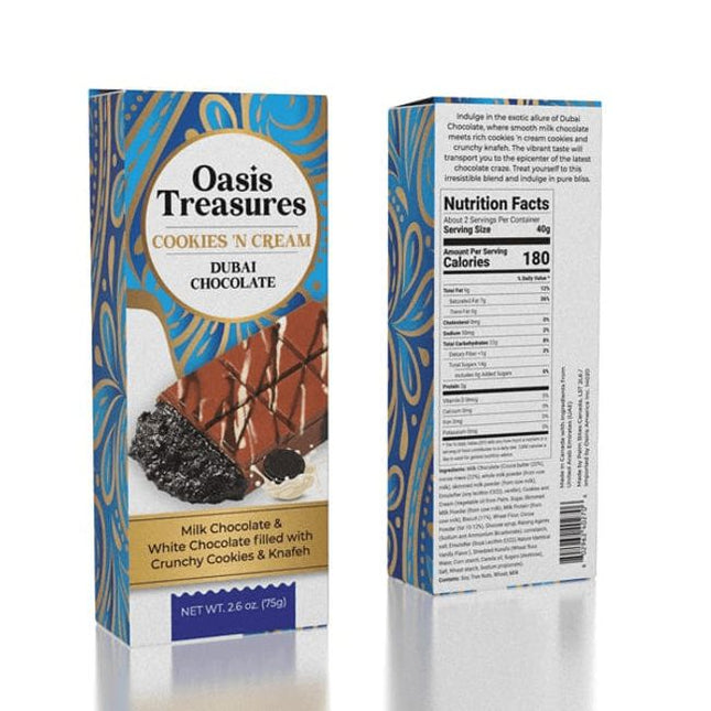 Oasis Treasures Dubai Chocolate, 2.6oz (24 ct)