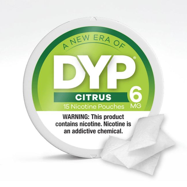 DYP Nicotine Pouches, 6mg (15units/pk) (5 ct)