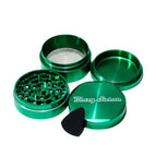 4-piece Aluminum Grinder, Green