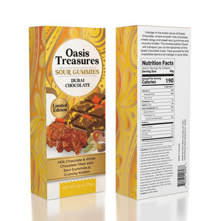 Oasis Treasures Dubai Chocolate, 2.6oz (24 ct)