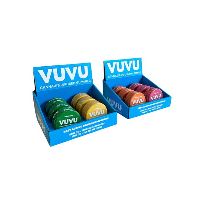 VuVu Mixed Flavor Cardboard Display (1 ct)