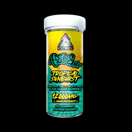 THCA/THCP Adios MF Gummies, 12000mg Jar (6 ct)