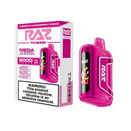 Raz TN9000 Disposable Vape (HS)-  LIMIT 2 CASES PER FLAVOR (5 ct)